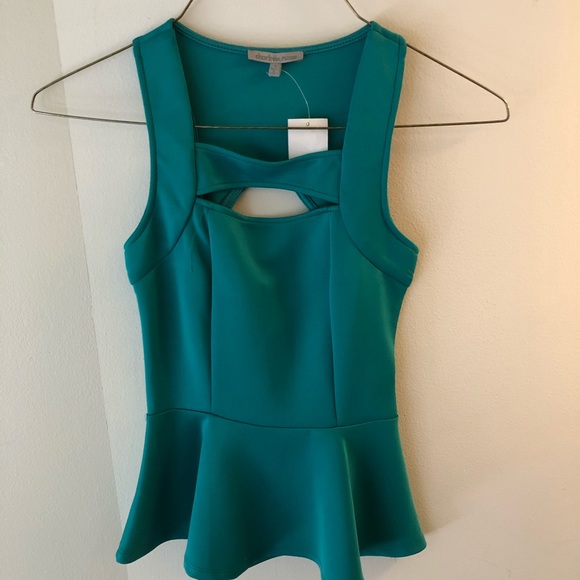 charlotte russe peplum top